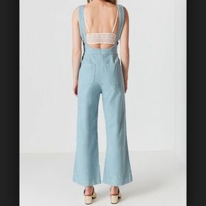 Rolla's Blue Corduroy Overall Jumpsuit 70s